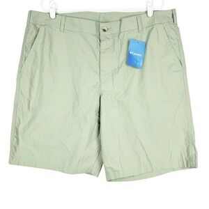 Columbia Men's Regular Fit Cotton Washed Out Green Shorts Size 40 Inseam10 NWT‎